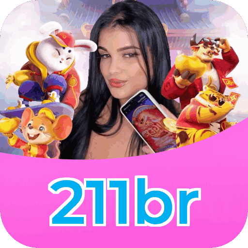 Interface do aplicativo 211br mostrando jogos disponíveis no iOS e Android